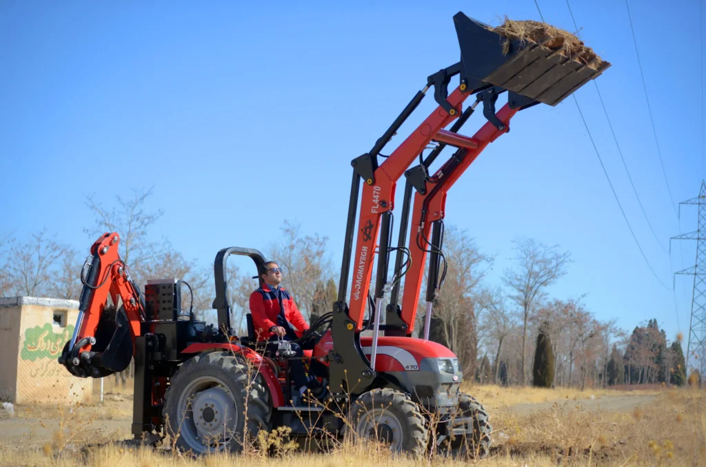 بکهو لودر کامل ماشین سازی دقایق اراک-MSD BACKHOE LOADER