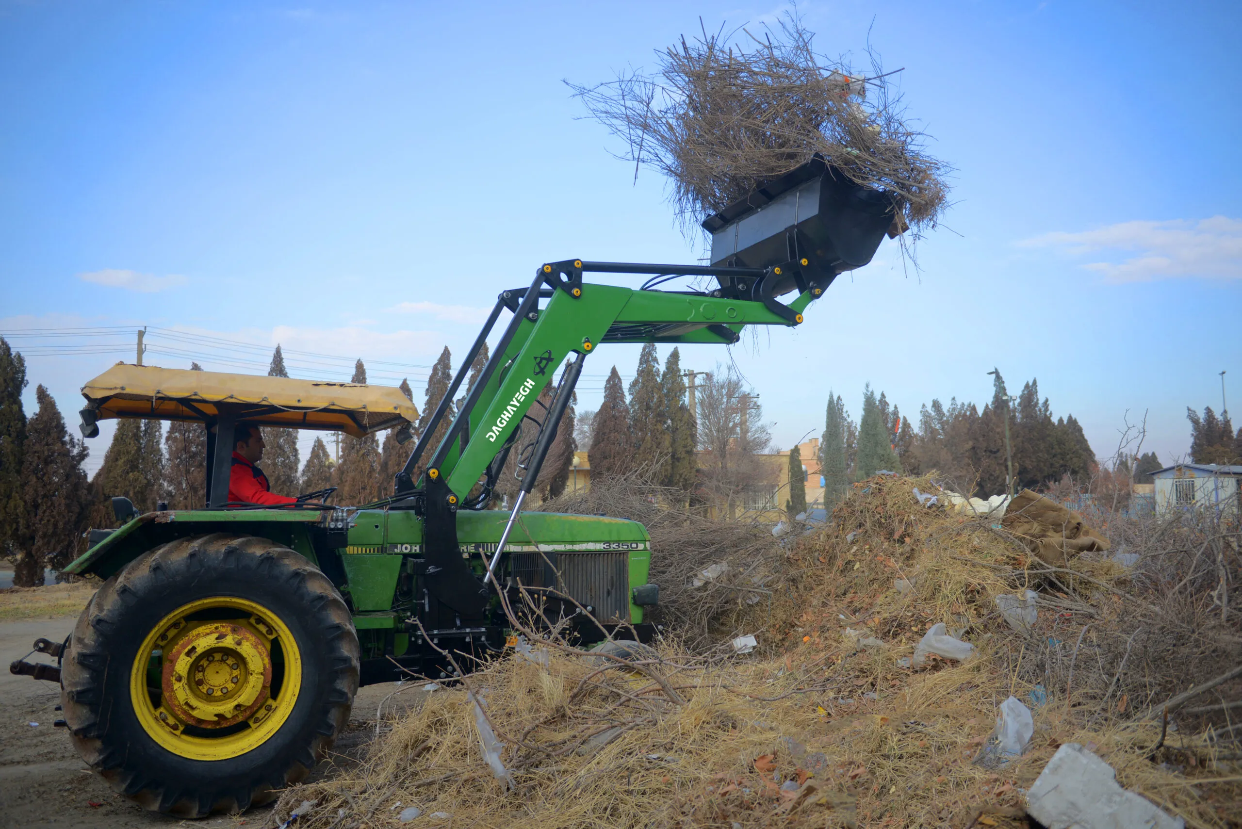 بیل جلو تراکتوری ماشین سازی دقایق اراک-MSD FRONT LOADER