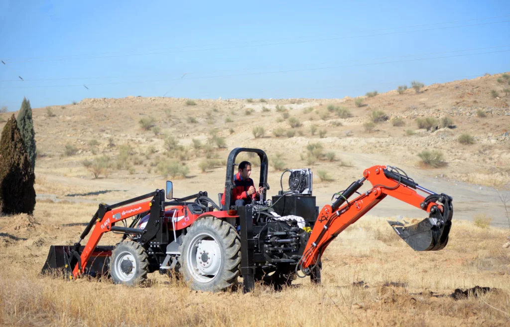 بکهو لودر کامل ماشین سازی دقایق اراک-MSD BACKHOE LOADER