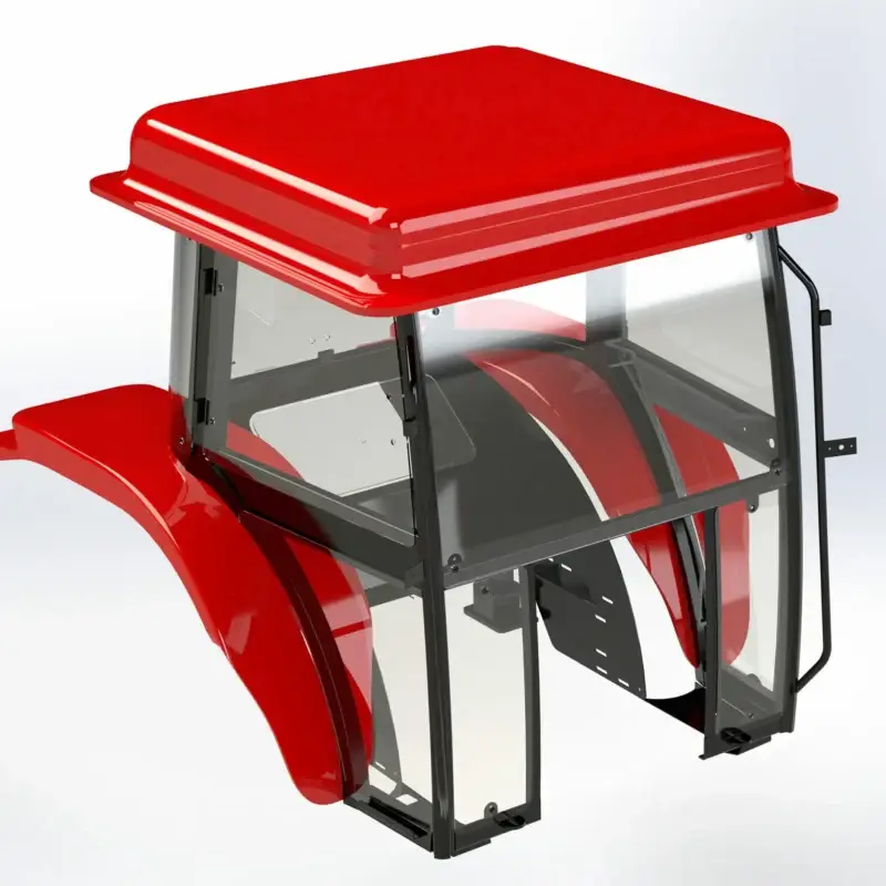 کابین فول آپشن ماشین سازی دقایق-MSD TRACTOR CABIN